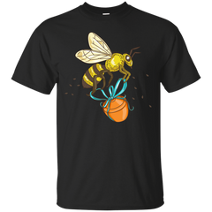 BEE CARRYING HONEY POT DRAWING - Bee Carrying Honey Pot Drawing T Shirt & Hoodie