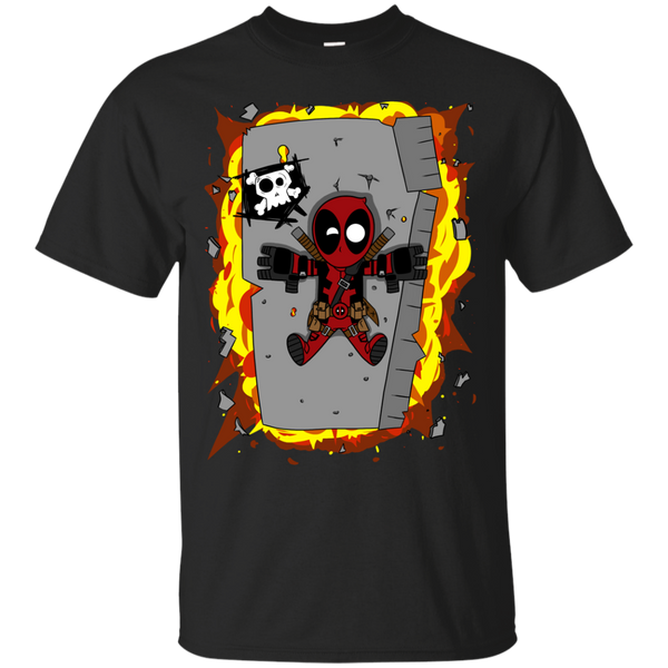 Marvel - Deadpool Exploding Flying Debris anti hero T Shirt & Hoodie