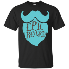 BEARDED MAN - Epic Beard baby blue T Shirt & Hoodie