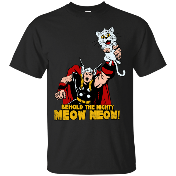 Marvel - Behold The Mighty Meow Meow mjolnir T Shirt & Hoodie