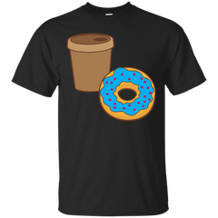 Mom - a coffee and a doughnut police T Shirt & Hoodie