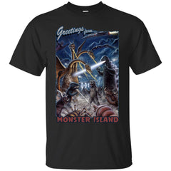 HORROR MOVIES - Godzilla Monster Island Kaiju Battle T Shirt & Hoodie